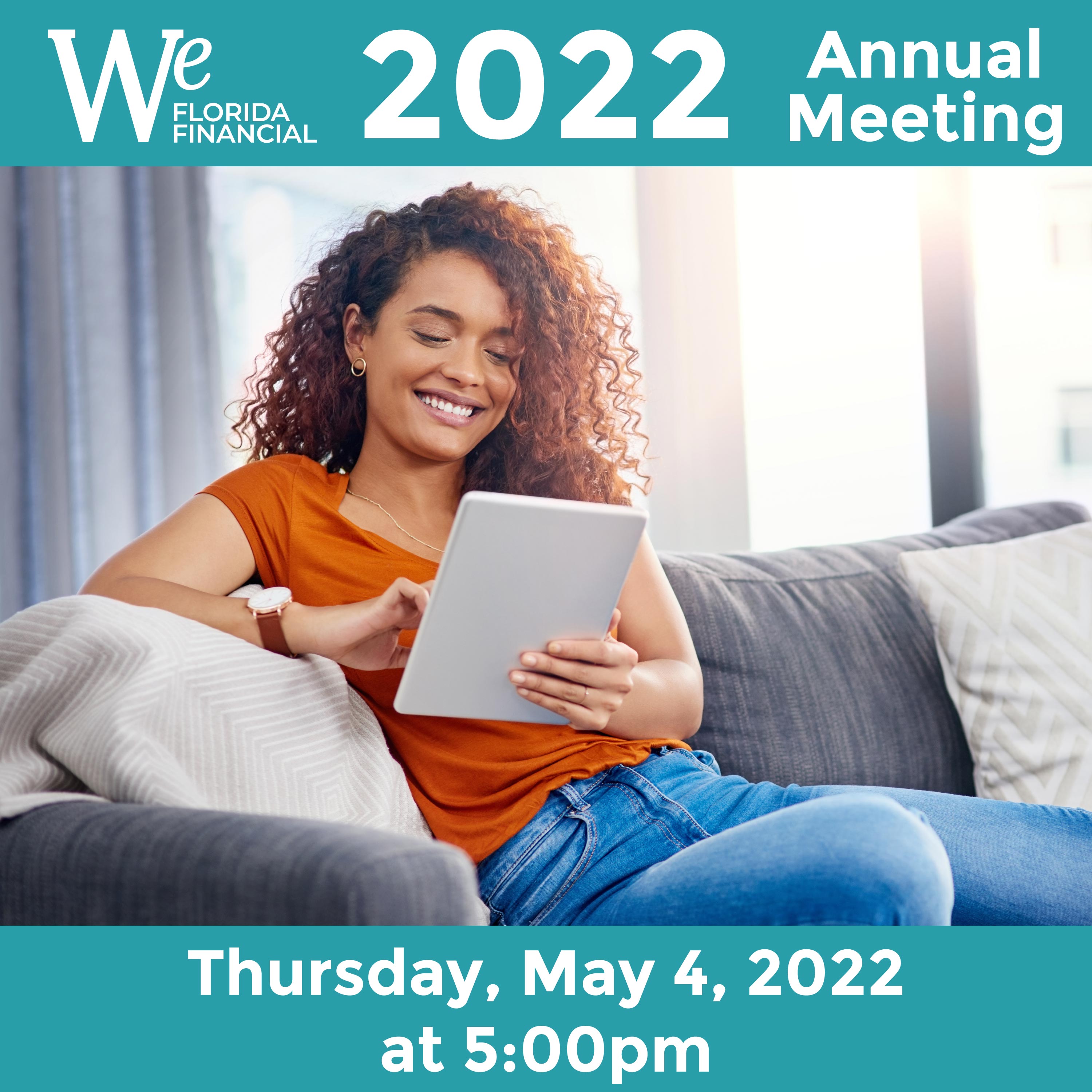 2022 Annual Meeting  Thursday, May 4th 2022 @ 5:00 PM