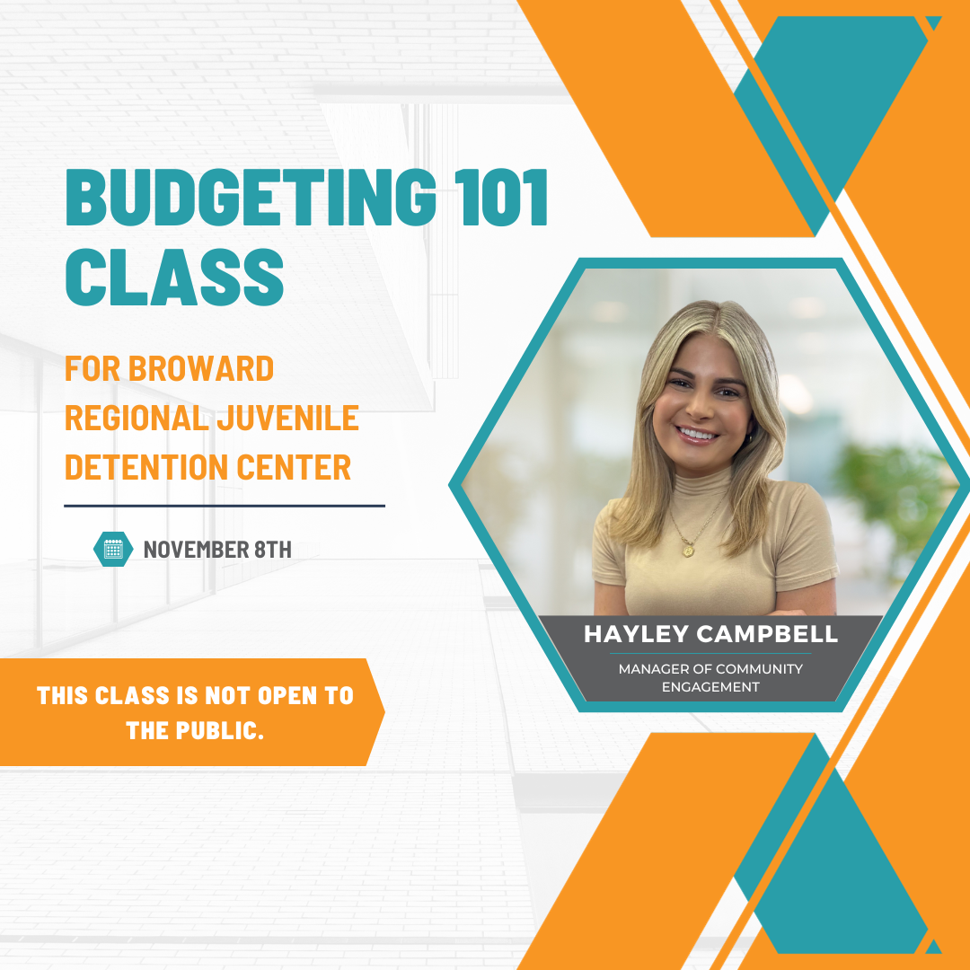 •	Broward Juvenile Detention Center Budgeting Class