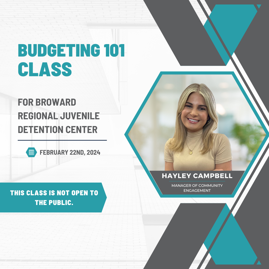 Broward Juvenile Detention Center Budgeting Class
