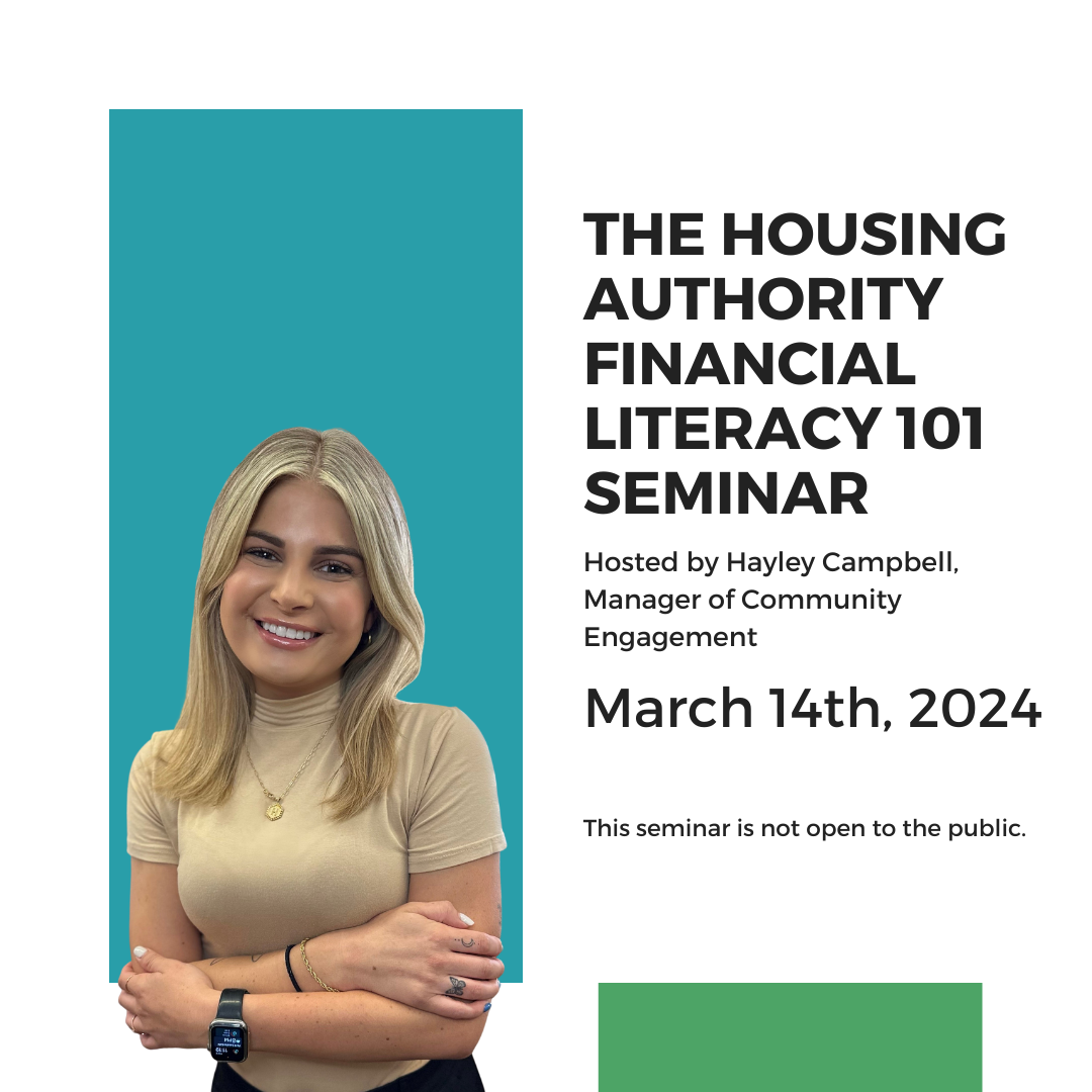 The Housing Authority Financial Literacy 101 Seminar