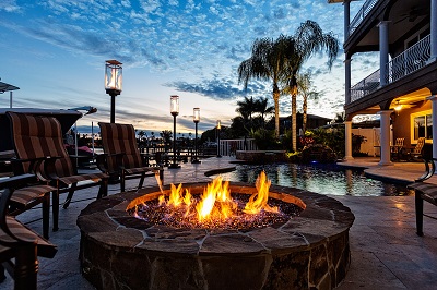 backyard fire pit