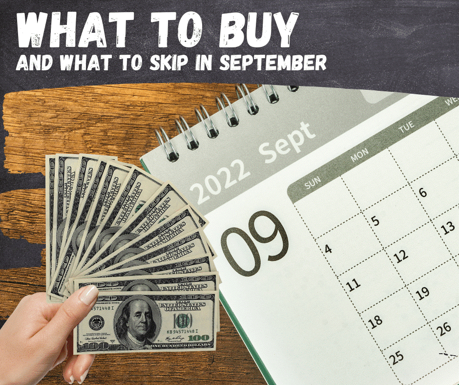 what to skip and what to buy in sept